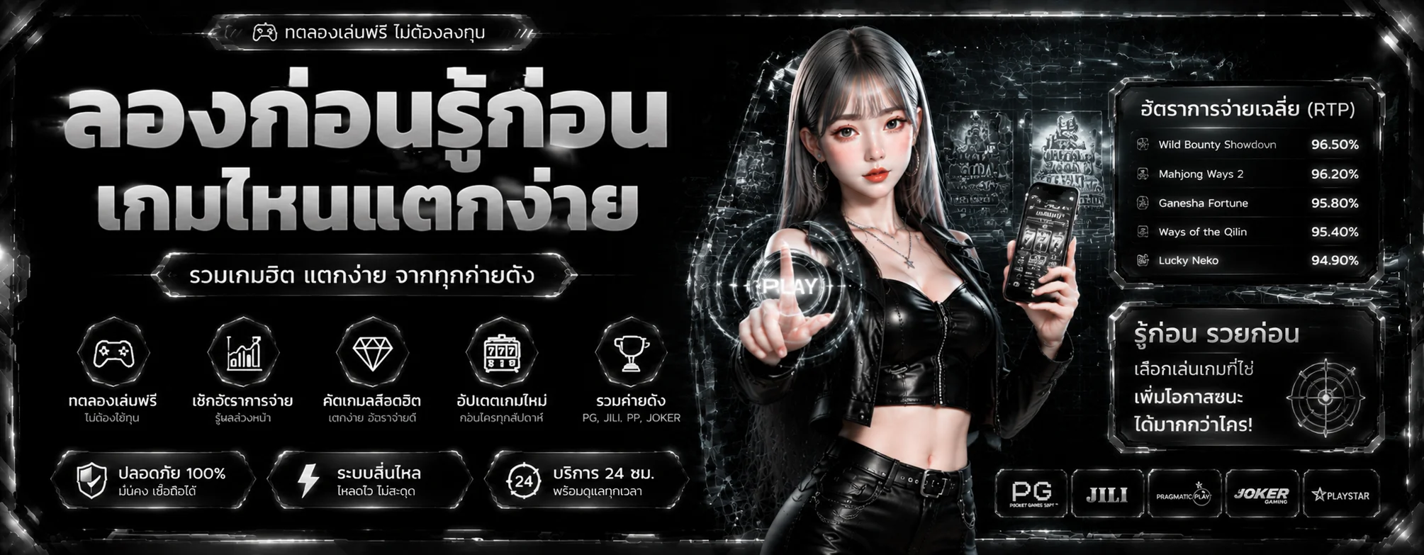 ทดลองเล่นสล็อตฟรีทุกค่ายบน GALA89 ไม่ต้องสมัคร